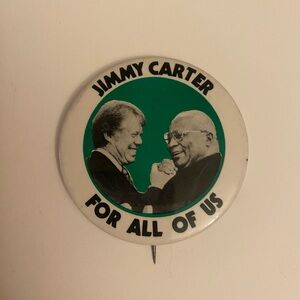 Jimmy Carter Martin Luther King Sr. Button